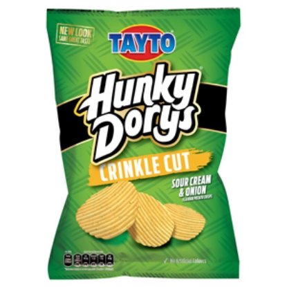 Picture of Tayto Hunky Dorys LGE C/C Sour Cream & Onion 135g 